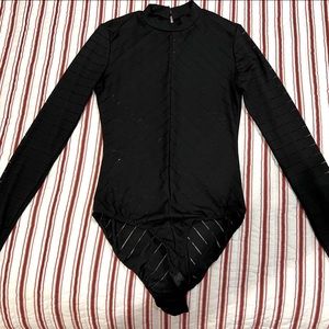 Long sleeve bodysuit.